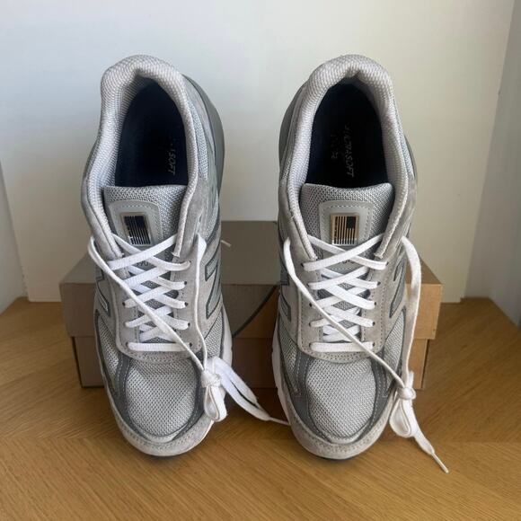 New Balance 990 V5 Grey/White Men Running Sneakers- SZ 11 D main image 7